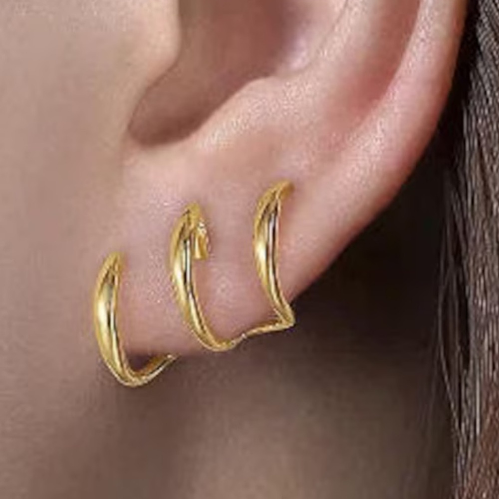 Women’s Golden Claw Fashion Earring for Pierced Ears, NWT